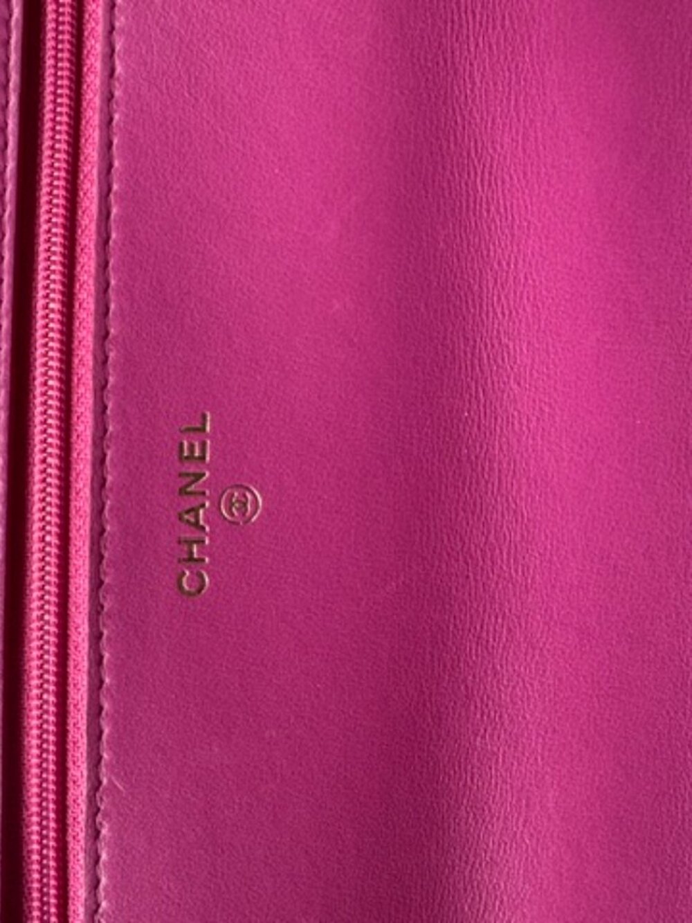 Chanel Pink Tweed 19 Wallet on Chain FW 2019 with lambskin coin purse NIB - Picture 6 of 15